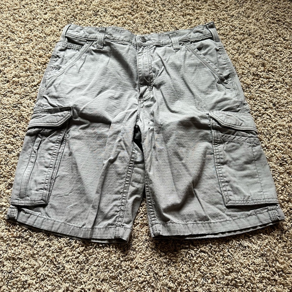 Carhartt Men's Light Gray Cargo Shorts